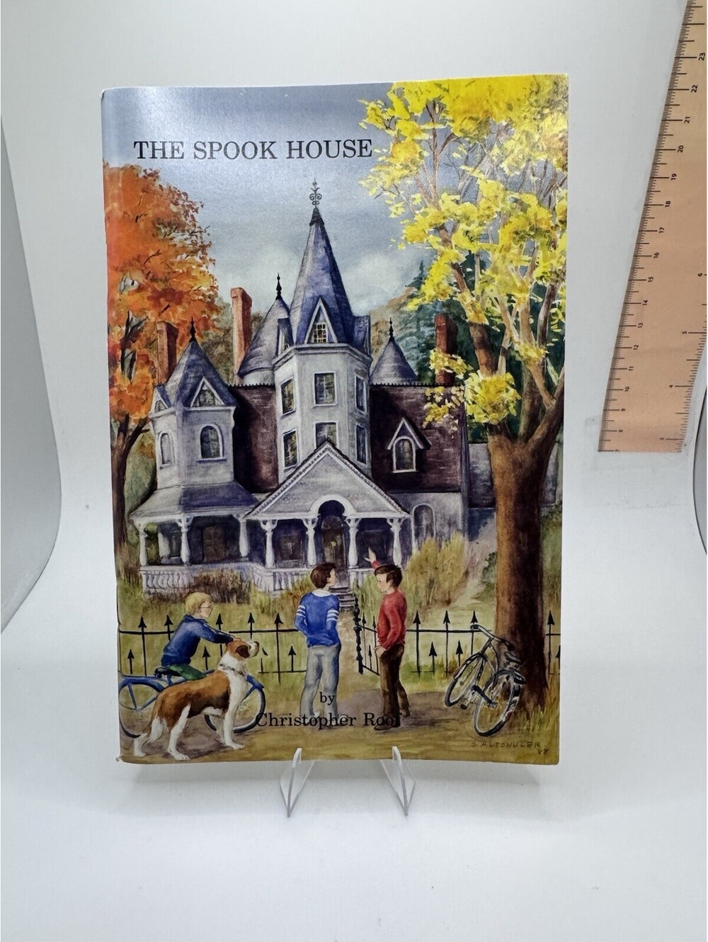 The Spook House Christopher Roof Signed 1988 First Edition Halloween Book PB